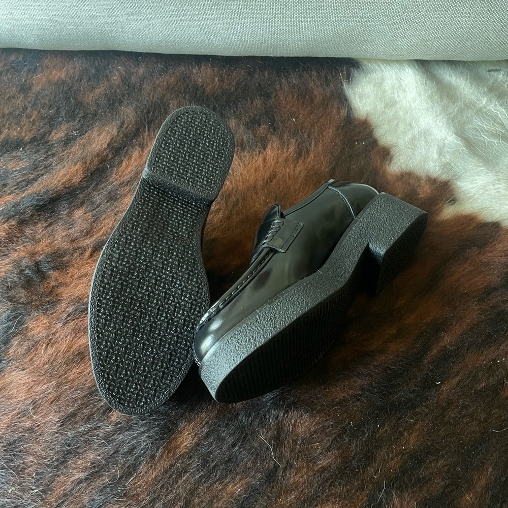 KOIO Black Leather Loafers - Picture 3 of 4